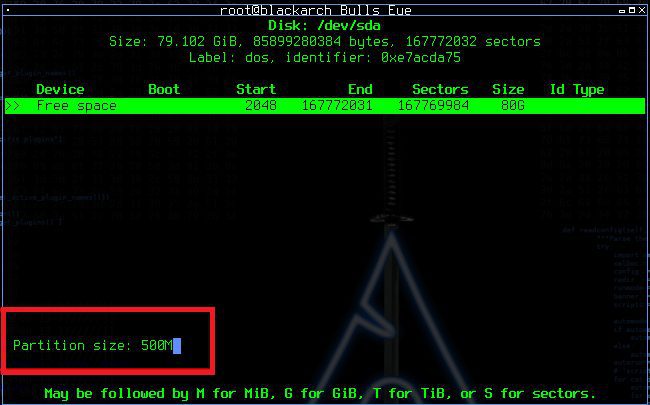 آموزش نصب بلک آرچ لینوکس - وارد کردن boot سیستم